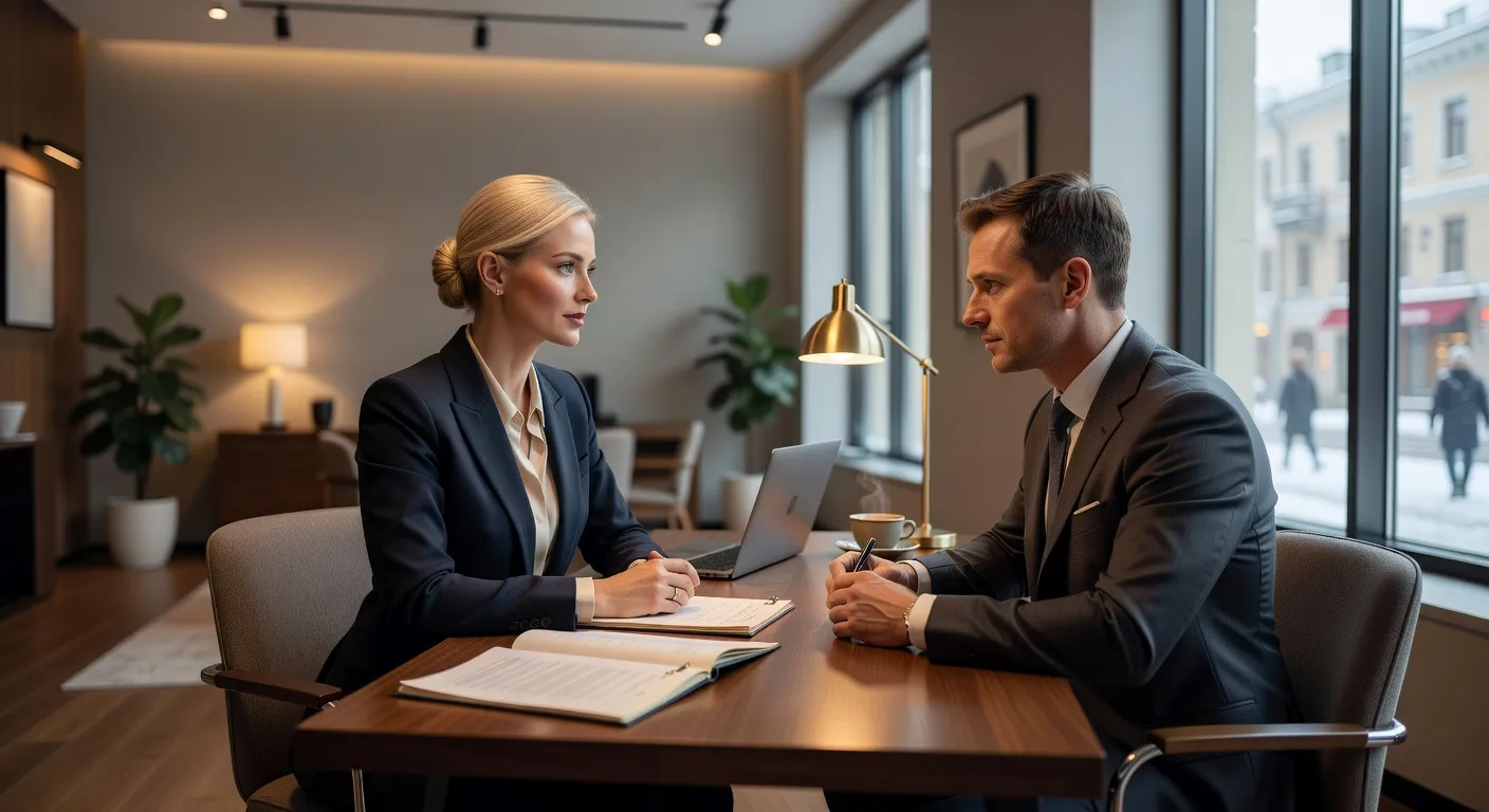 Consultation dans une agence matrimoniale russe avec une femme slave — Agences matrimoniales russes : comparatif et avis 2026