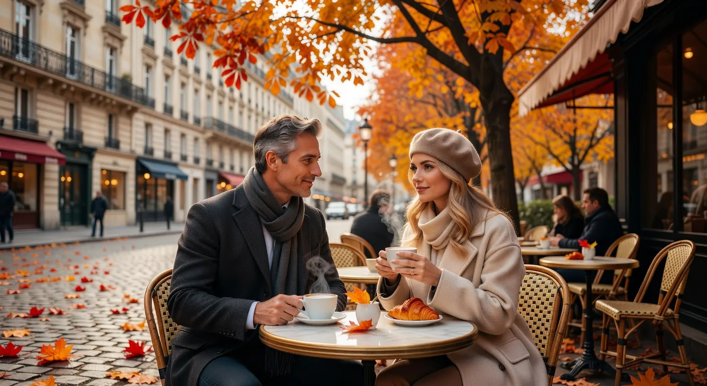 Rencontre entre un homme europeen et une femme slave dans un cafe parisien — Rencontrer une femme russe vivant en France : le guide compl
